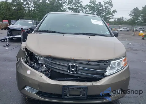 2012 Honda Odyssey Touring/Touring Elite from USA, damaged, VIN 5FNRL5H98CB015804